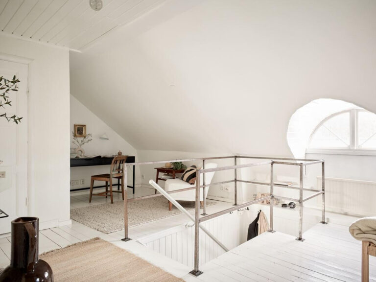 Picture of A White Scandinavian Attic Apartment - The Nordroom