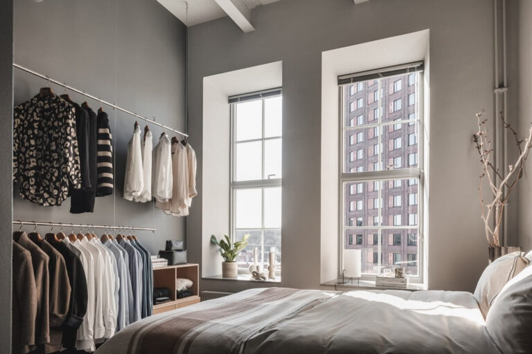 Curated visual reference: Grey Industrial Apartment Bedroom Reference: A Modern Gray Industrial Apartment