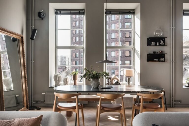 Picture of A Modern Gray Industrial Apartment - The Nordroom