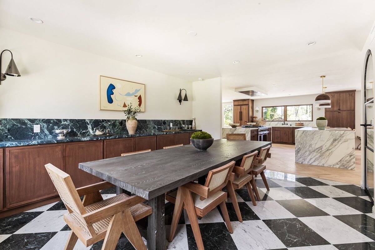 dining-room-black-white-checkerboard-floor-kitchen-nordroom