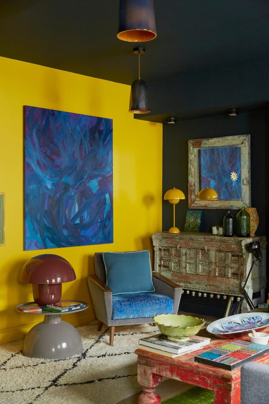 Jewel-Toned Hues in a Vibrant Eclectic Mews House - The Nordroom