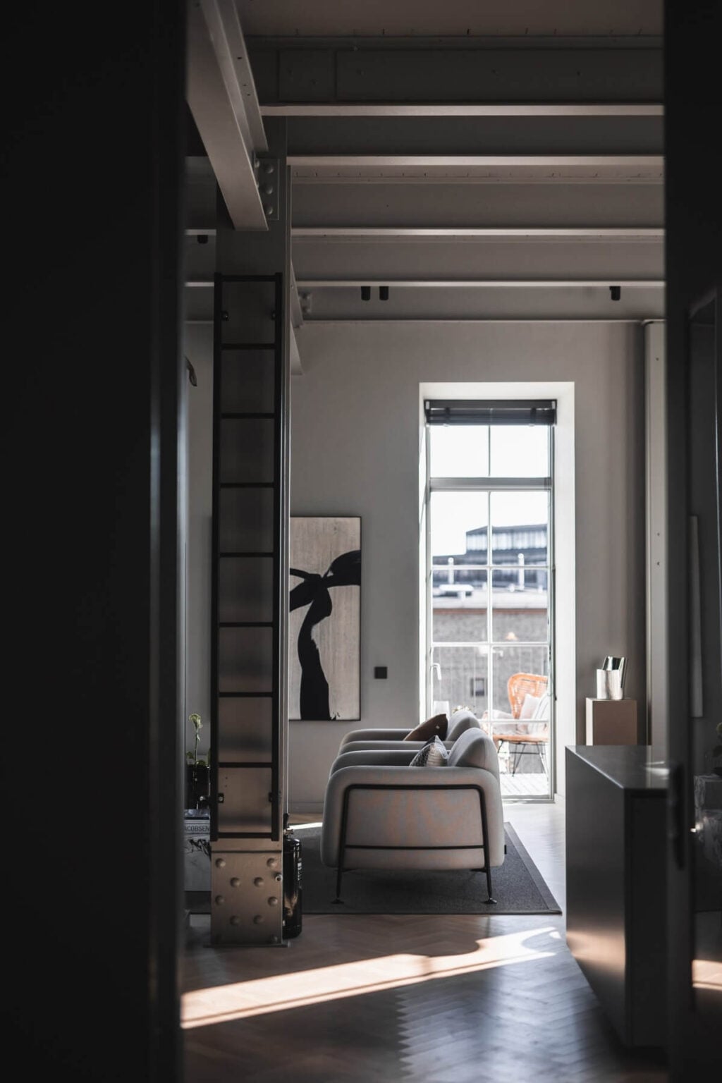 Illustration of Gray Industrial And Modern Decor