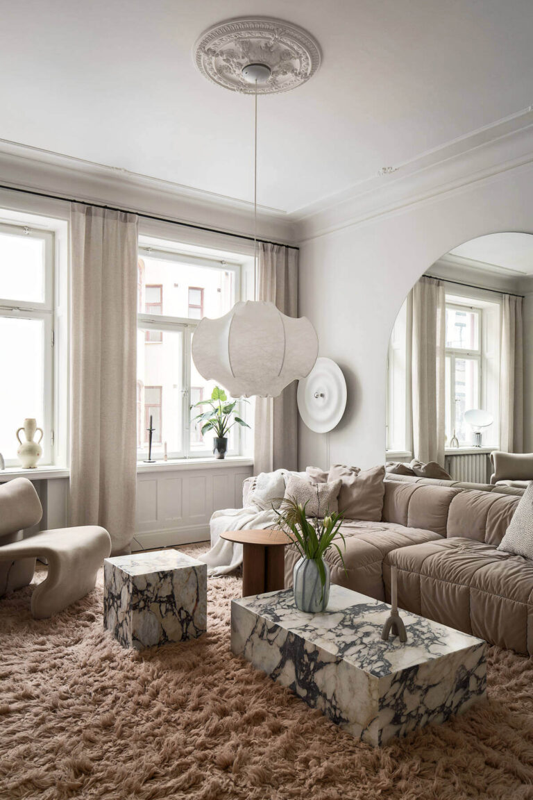 neutral colored living room calm color palette nordroom