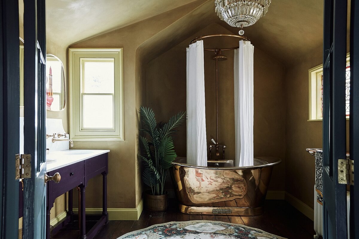 bathroom-attic-room-freestanding-bath-purple-vanity-nordroom