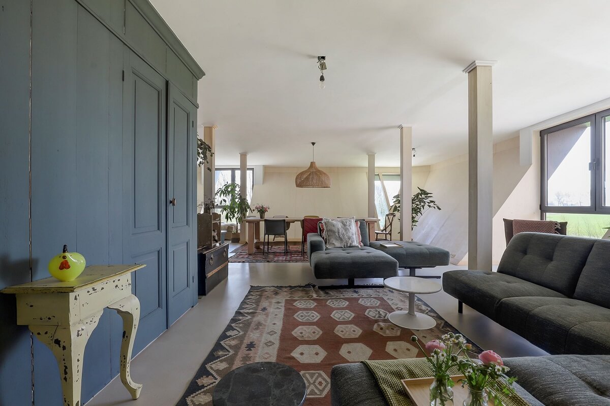 blue-vintage-cabinet-living-room-upside-down-house-nordroom
