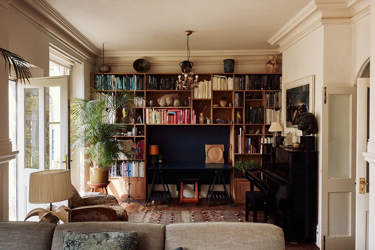 bookcases-desk-living-room-nordroom