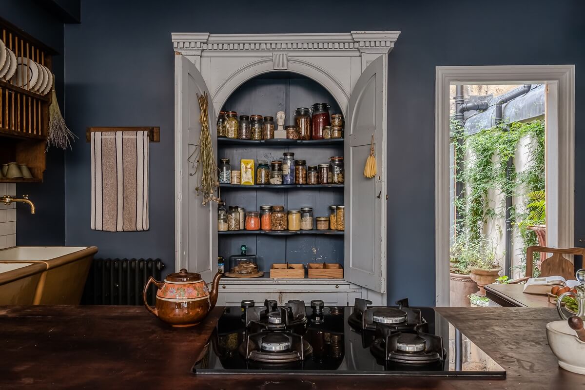 kitchen-built-in-cabinet-blue-walls-mews-house-nordroom