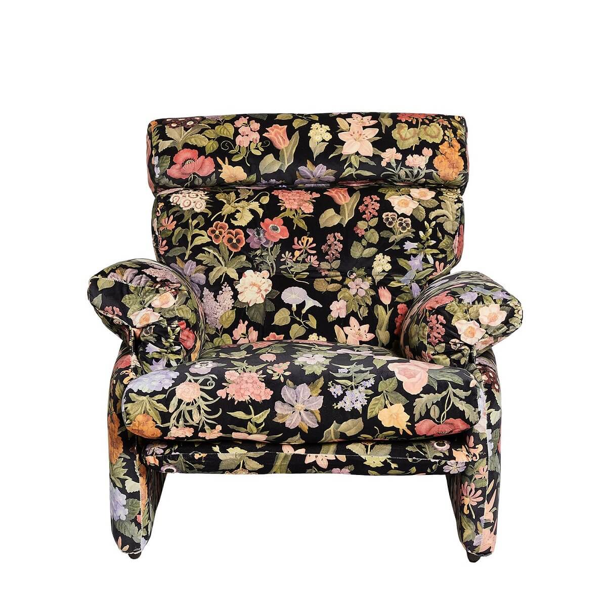 FLORALIA VELVET CORONADO ARMCHAIR NOIR 1 master The House of Hackney for 1stDibs Collection