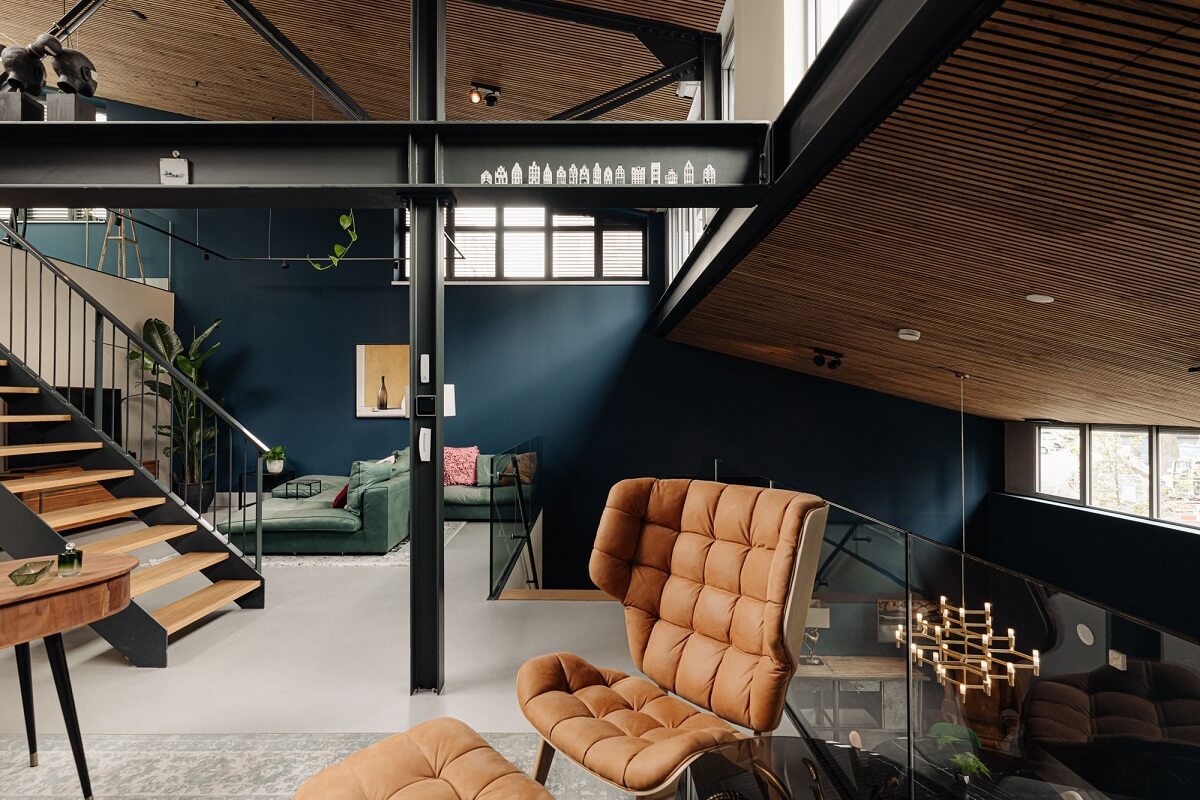 industrial-loft-apartment-blue-color-accent-nordroom