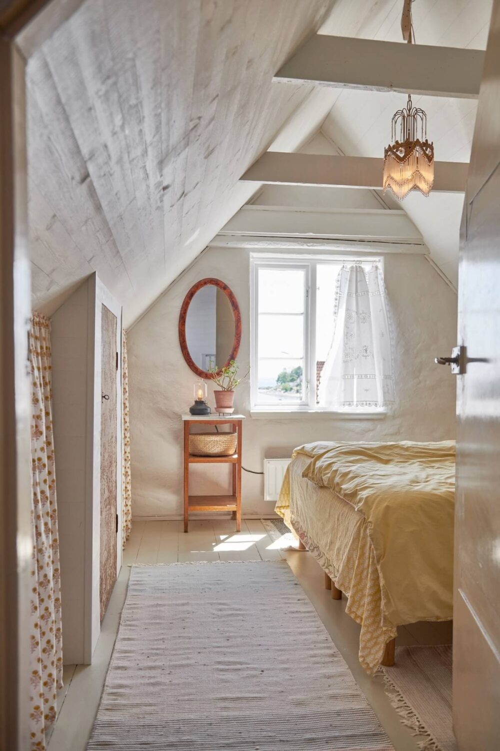 attic-bedroom-slanted-ceiling-yellow-bedding-nordroom