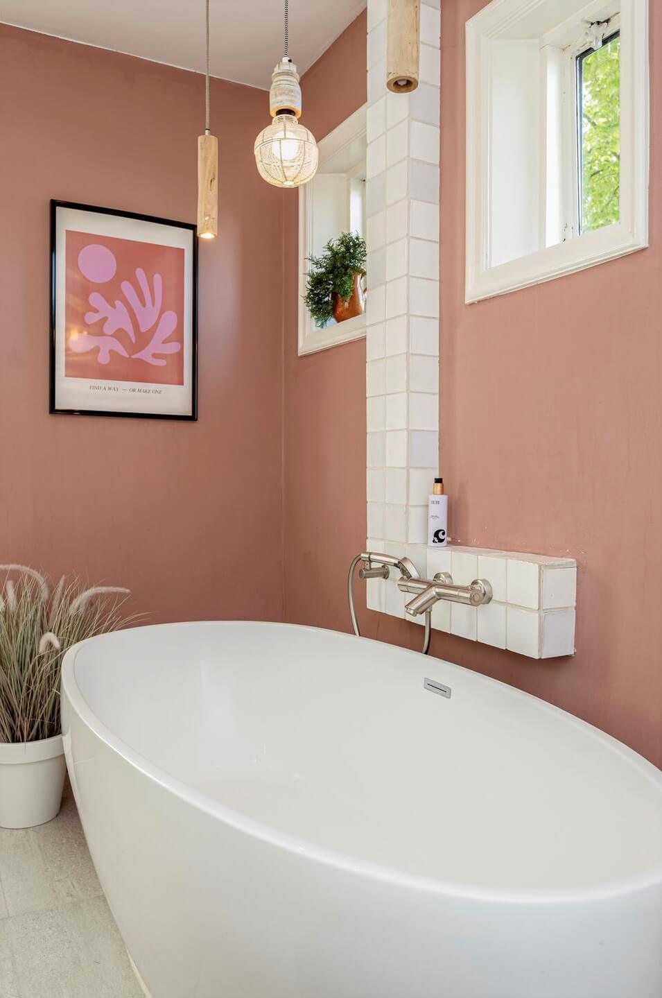 bathroom-terracotta-pink-tiles-freestanding-bath-nordroom