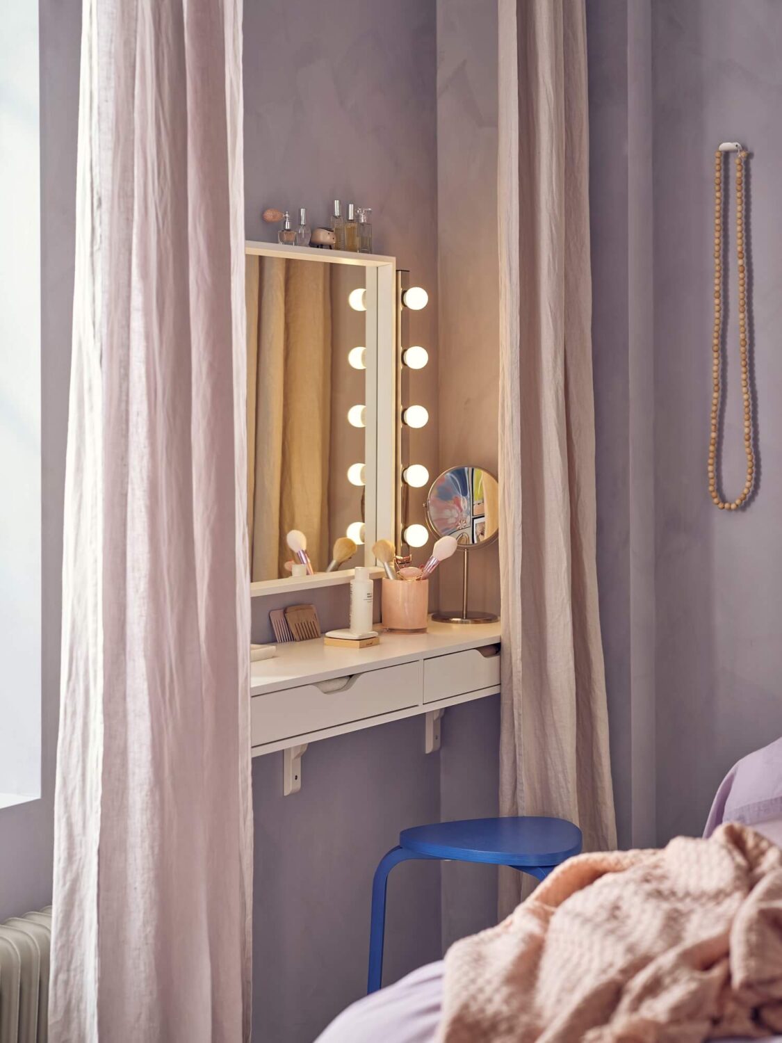 curtain-divider-lavender-studio-apartment-ikea-nordroom