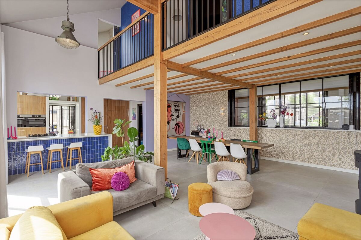 A Colorful School Conversion in The Netherlands