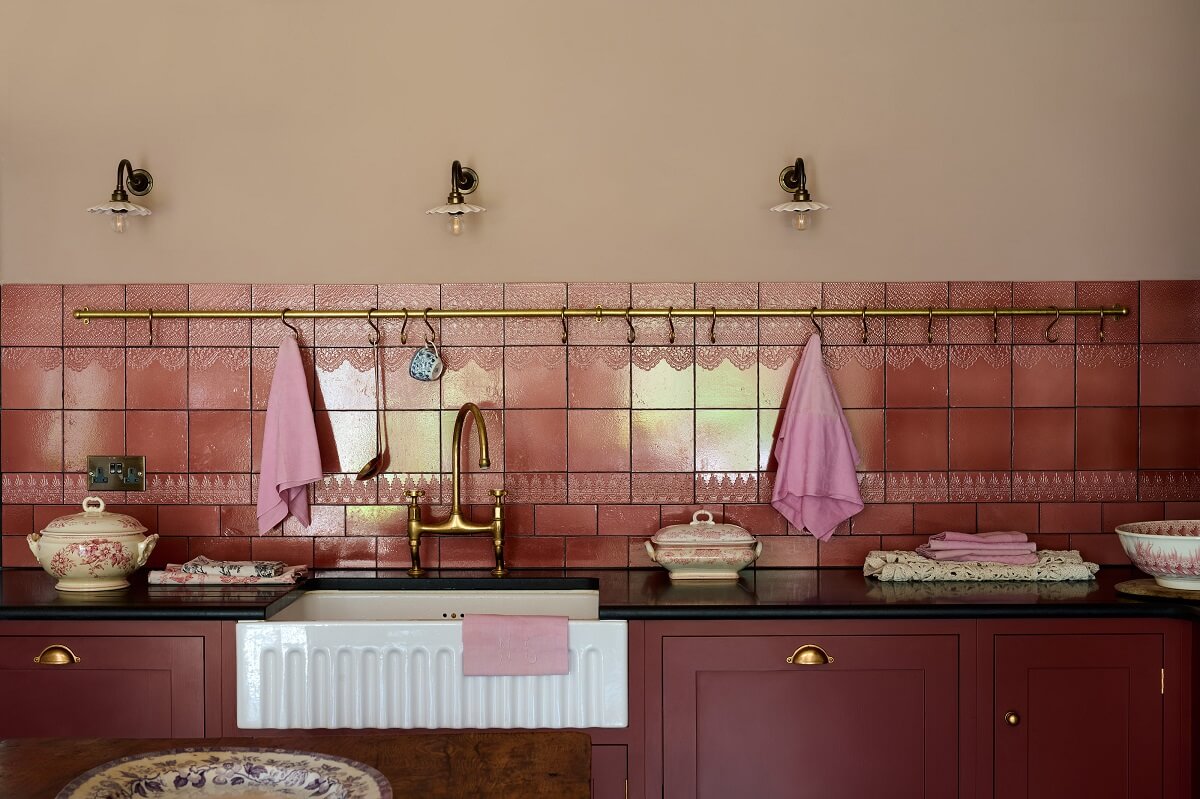rose-lace-market-tiles-devol-butler-sink-red-cabinets-nordroom