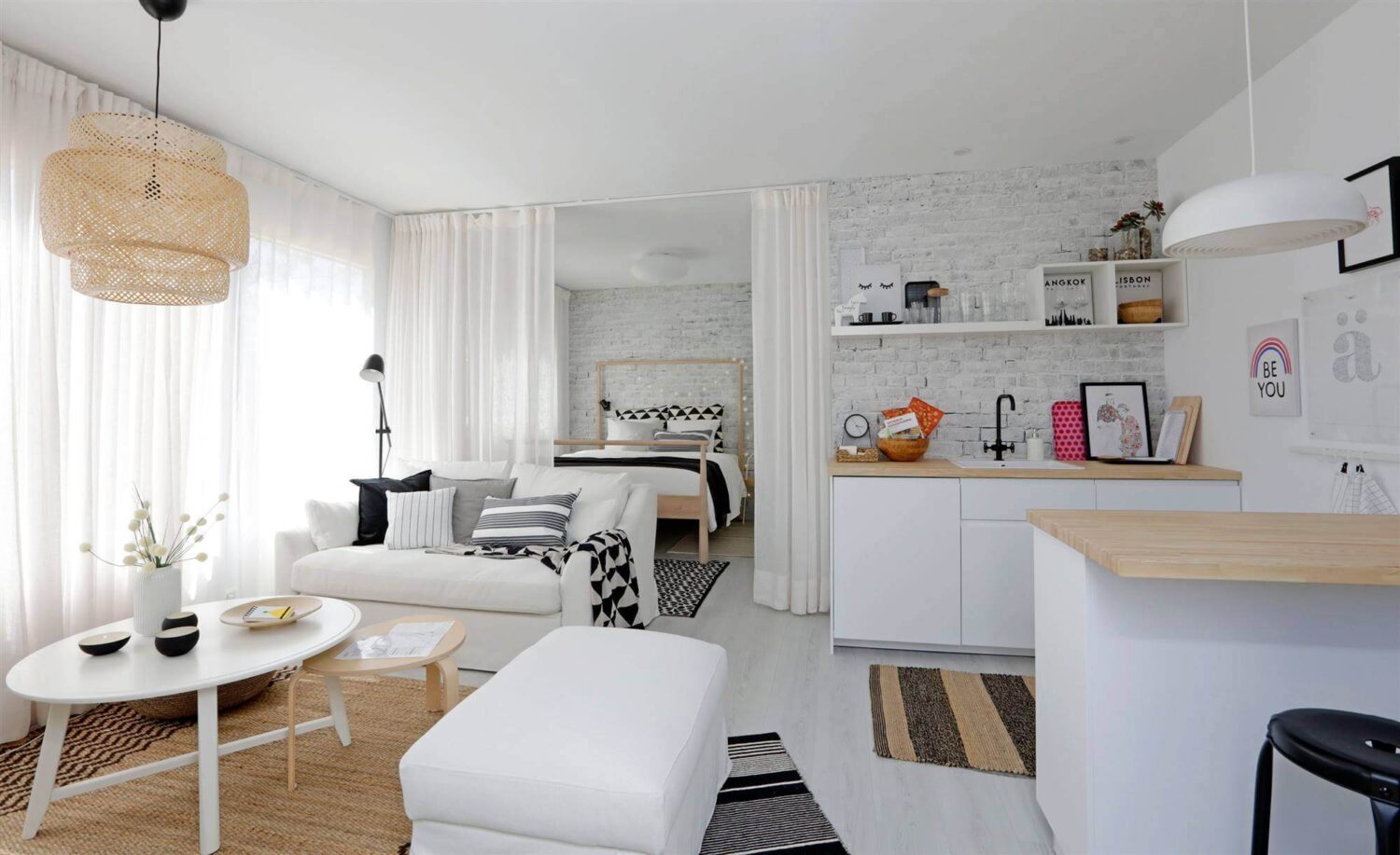 white-studio-apartment-curtain-room-divider-nordroom
