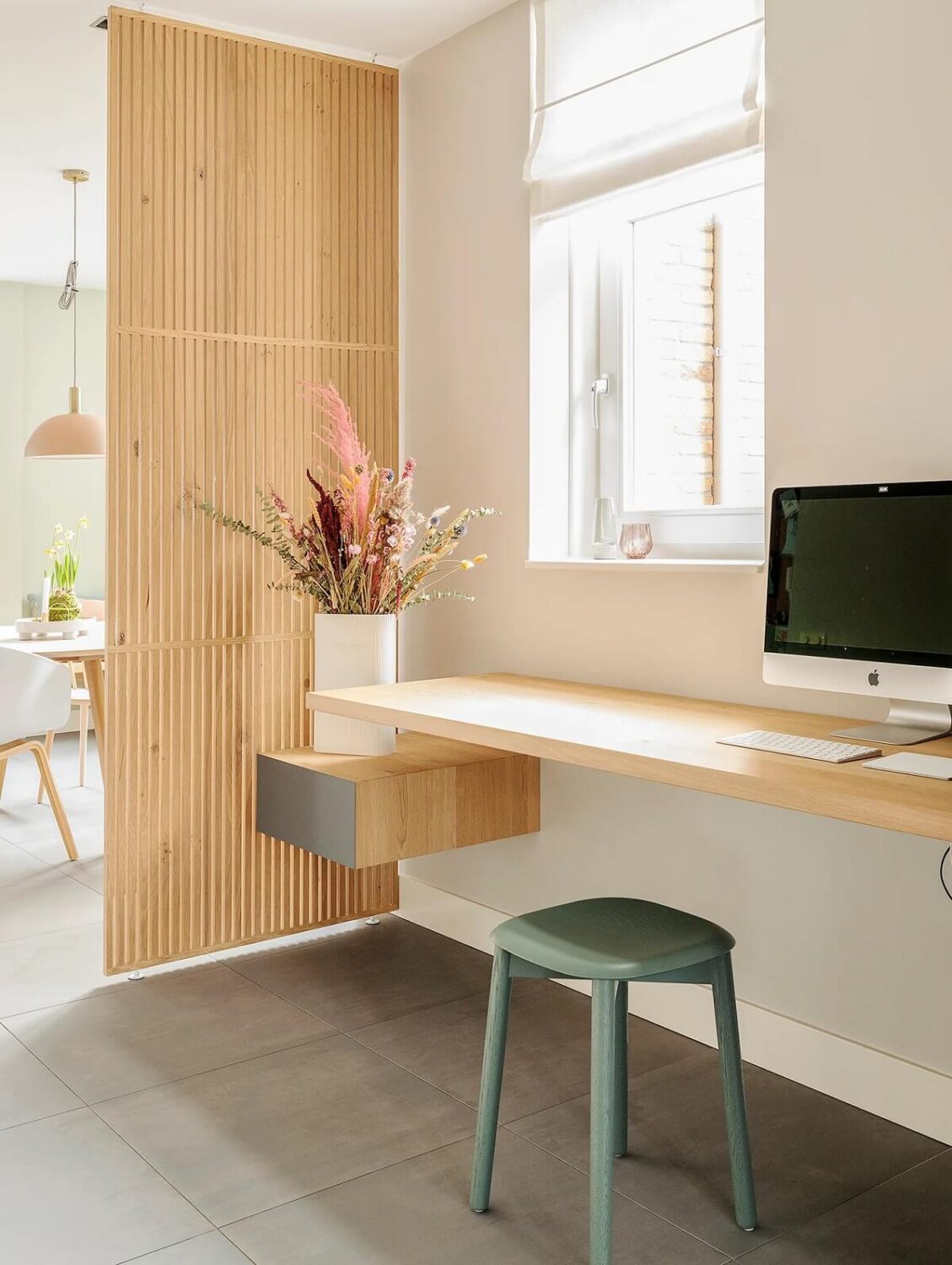 wood room divider idea studio apartment nordroom