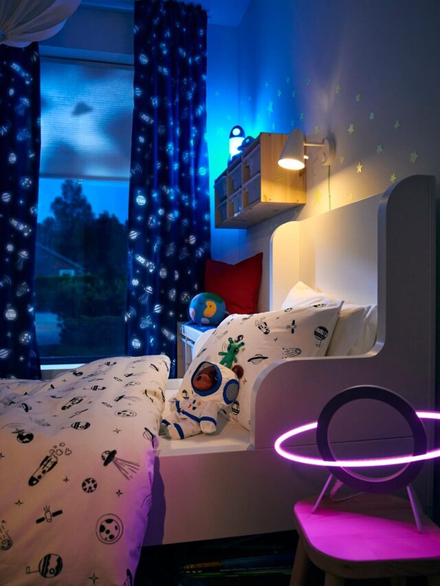 Create A Space-Themed Bedroom with IKEA AFTONSPARV