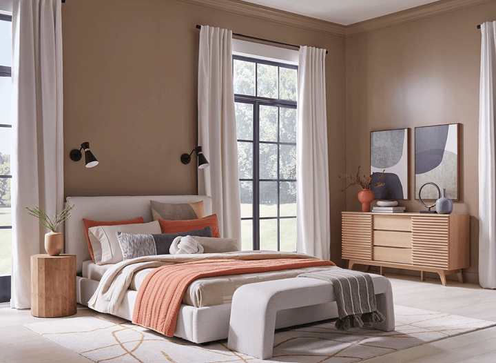 return to the cocoon color palette nordroom The Color Trends for 2024: Comforting Neutrals & Positive Accents