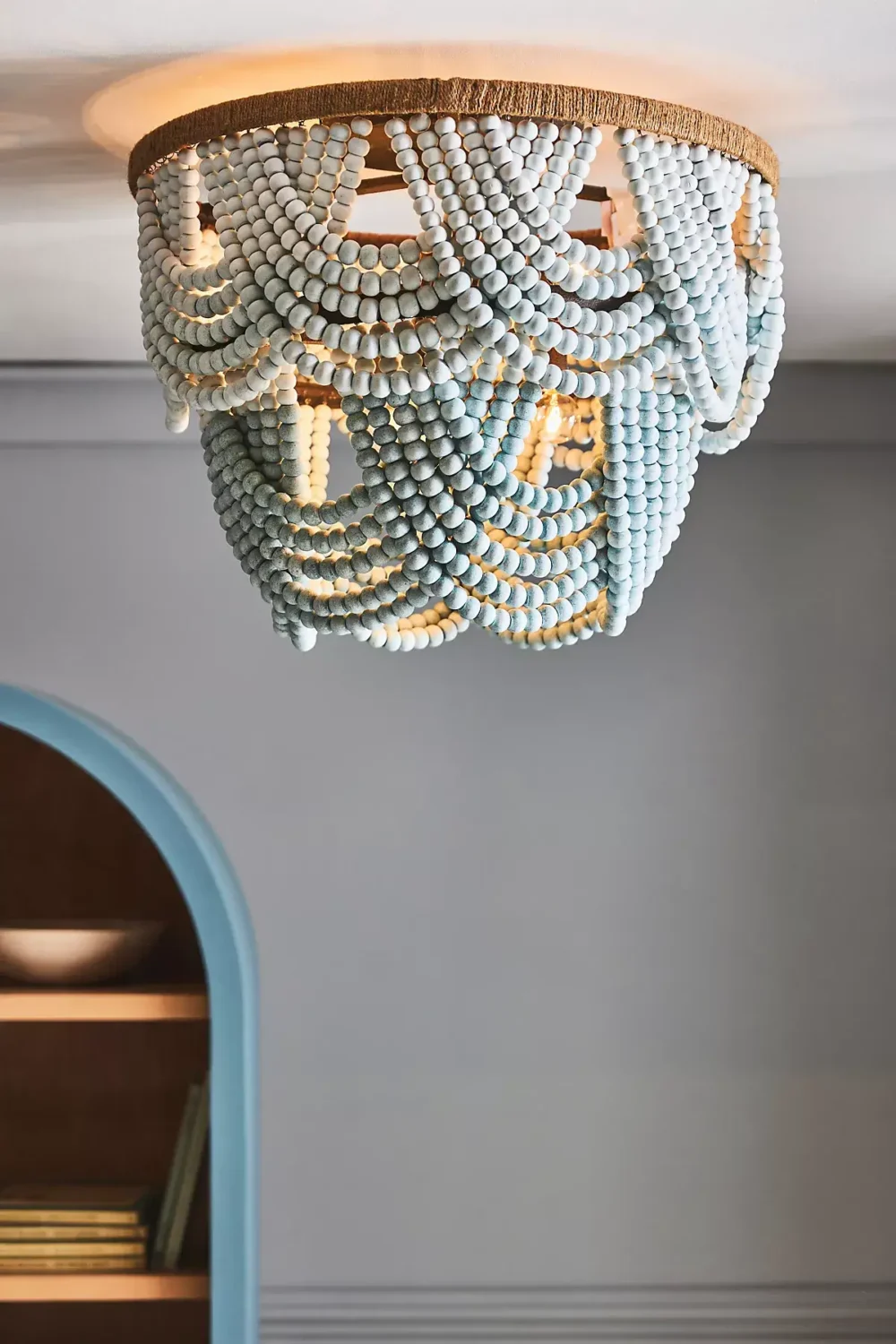 light-blue-beaded-pendant-sherwin-williams-upward-color-of-the-year-2024-nordroom