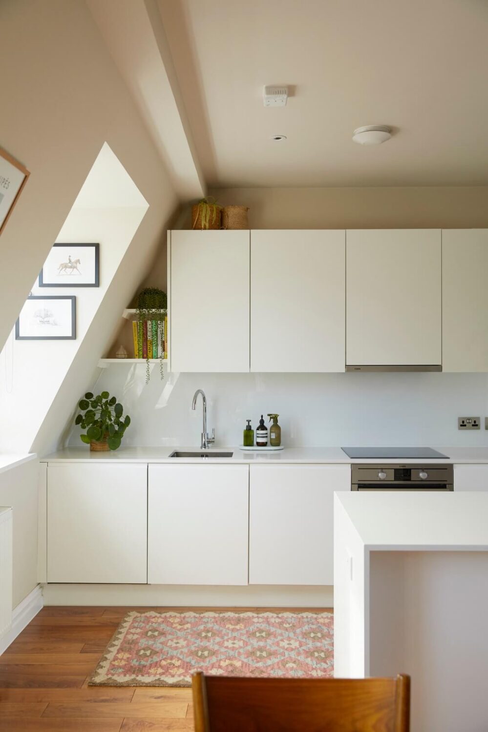 white-modern-kitchen-slanted-ceiling-nordroom