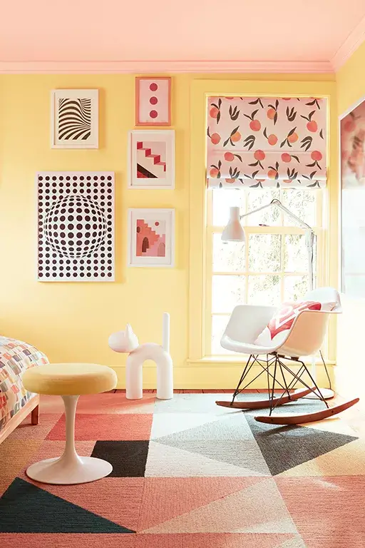 Pink-Bedroom-Yellow-Paint-benjamin-moore-color-trends-palette--nordroom