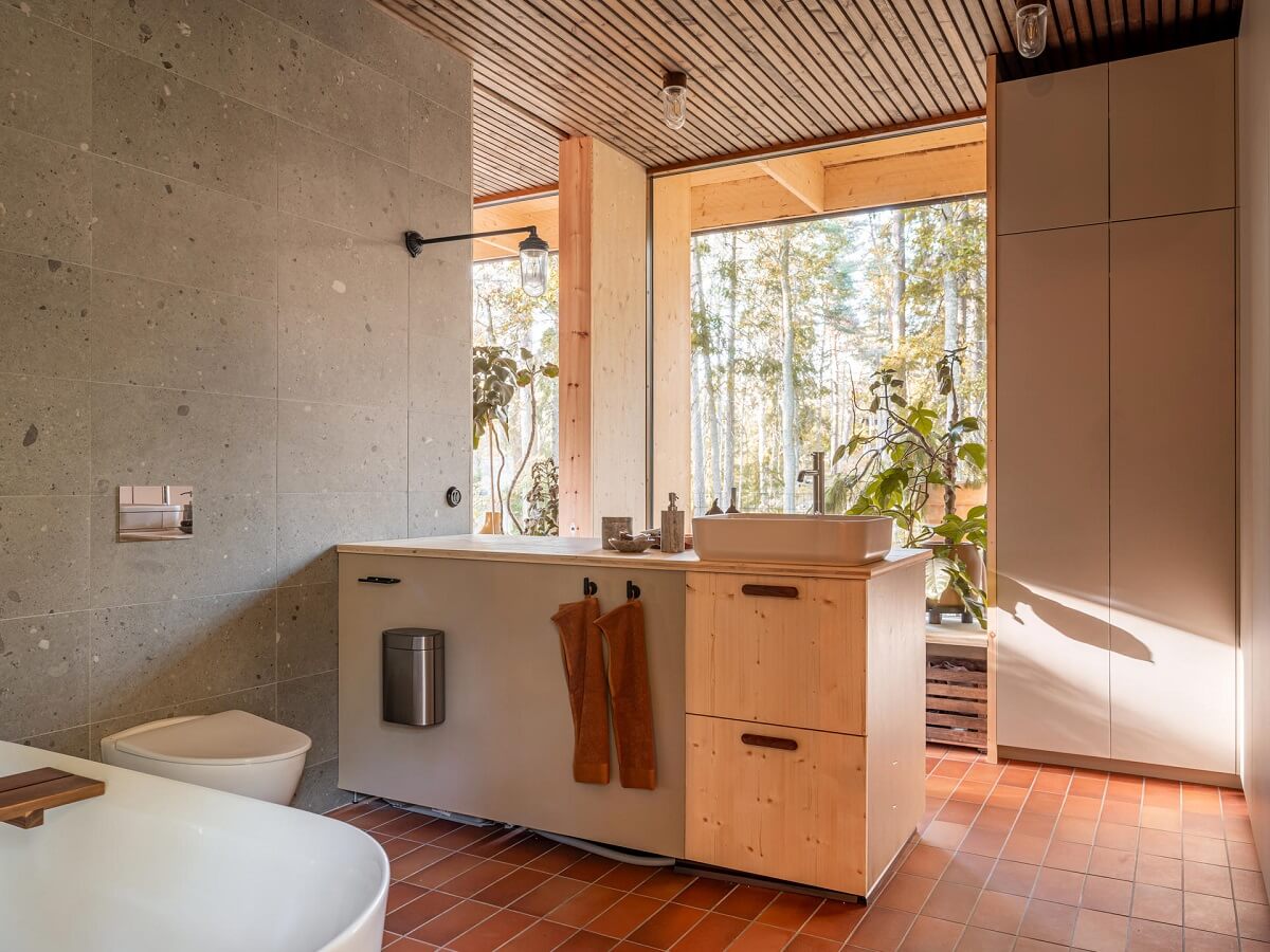 bathroom-tile-floor-wooden-accent-wall-nordroom