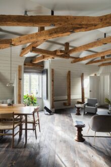 A Stylish Penthouse Apartment with Exposed Beams - The Nordroom