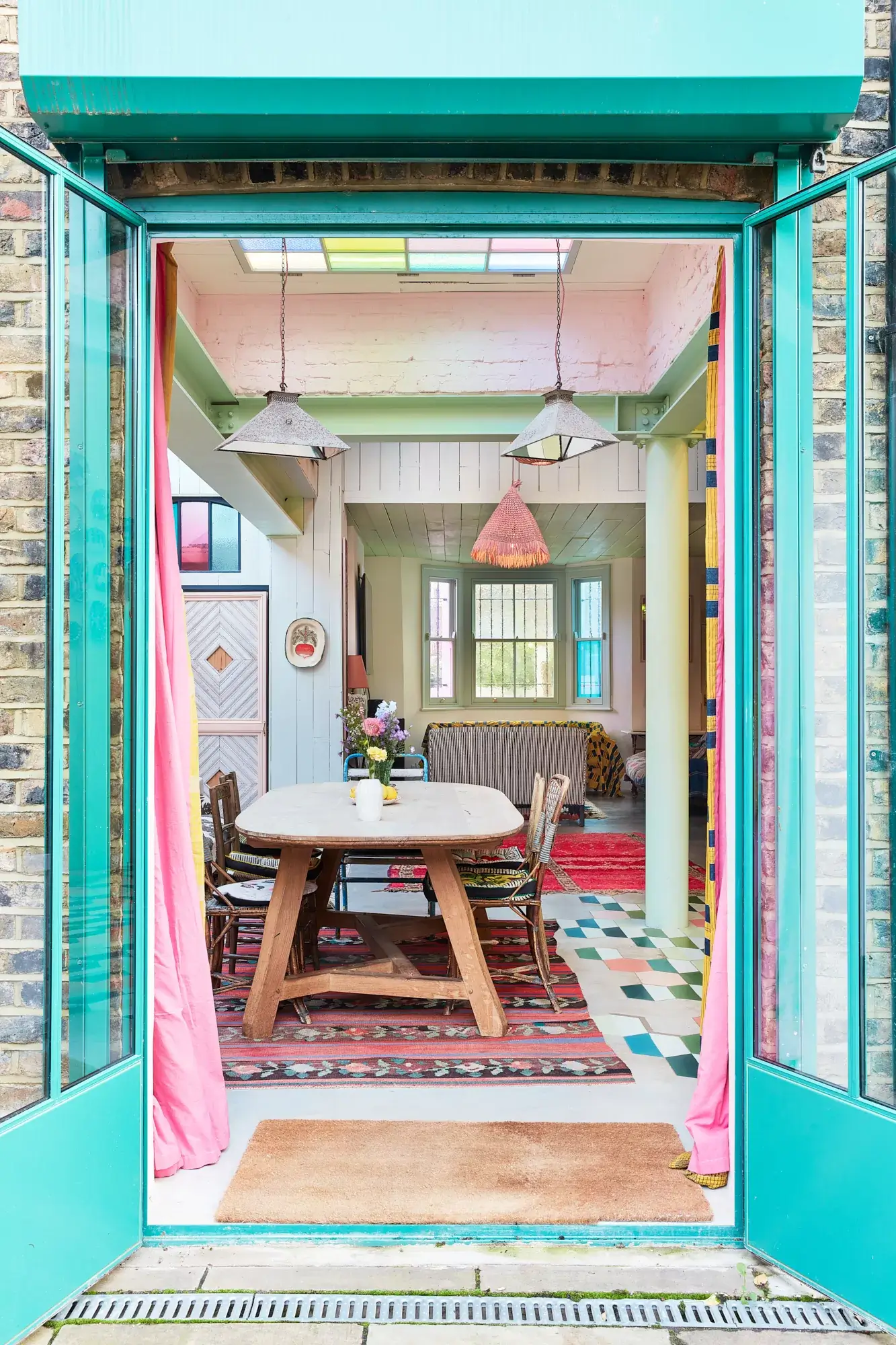 A Playful Colorful Eclectic Artist Home in London