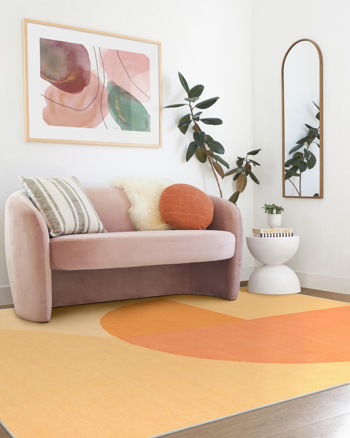 Pantone_Peach_Fuzz_Pop_Divide_Rug_Ruggable