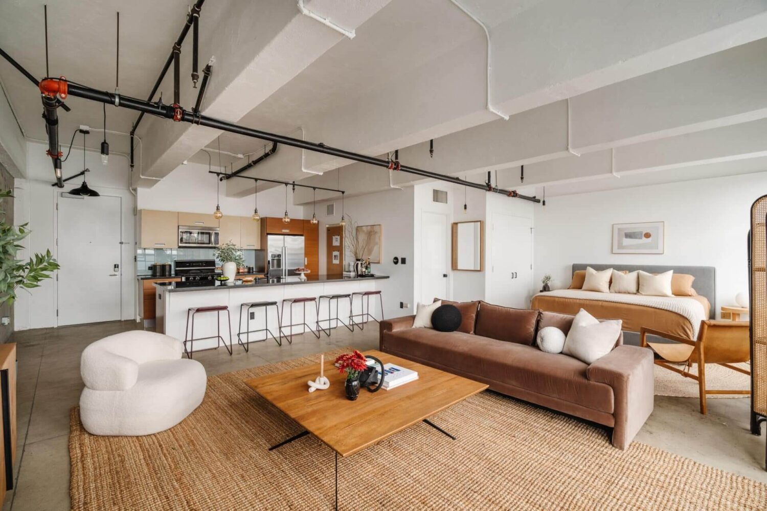 apartamento loft minimalista em estilo industrial O melhor de 2023: Loft Apartments
