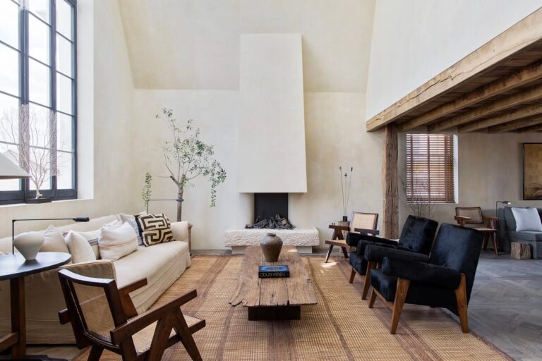 View of Modern Rustic Interiors in a Notting Hill Penthouse - The Nordroom
