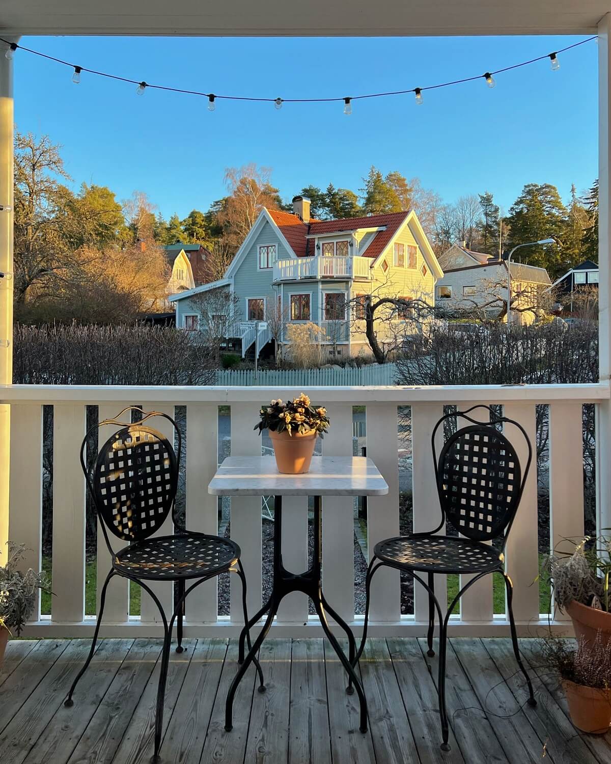 balcony swedish family home nordroom