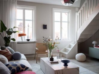 A Light-Filled Swedish Duplex is a Lovely Family Home - The Nordroom