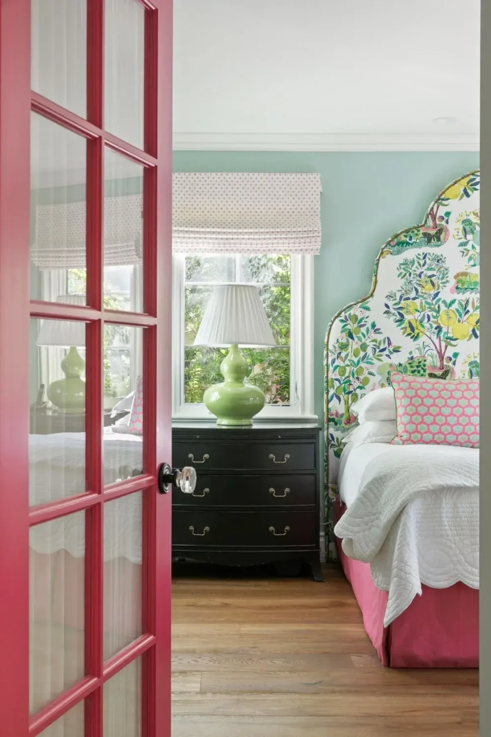 pink-door-bedroom-colorful-headboard-nordroom
