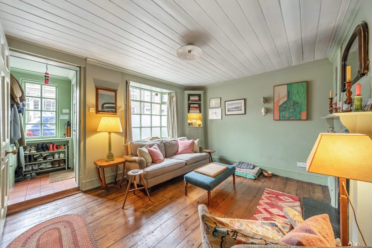 light green living room