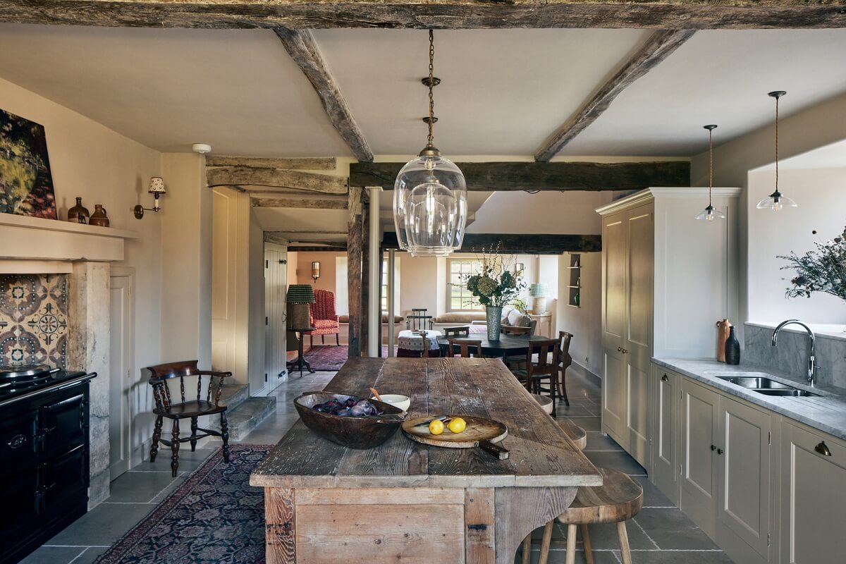 A Historic English Country House with Restored Interiors