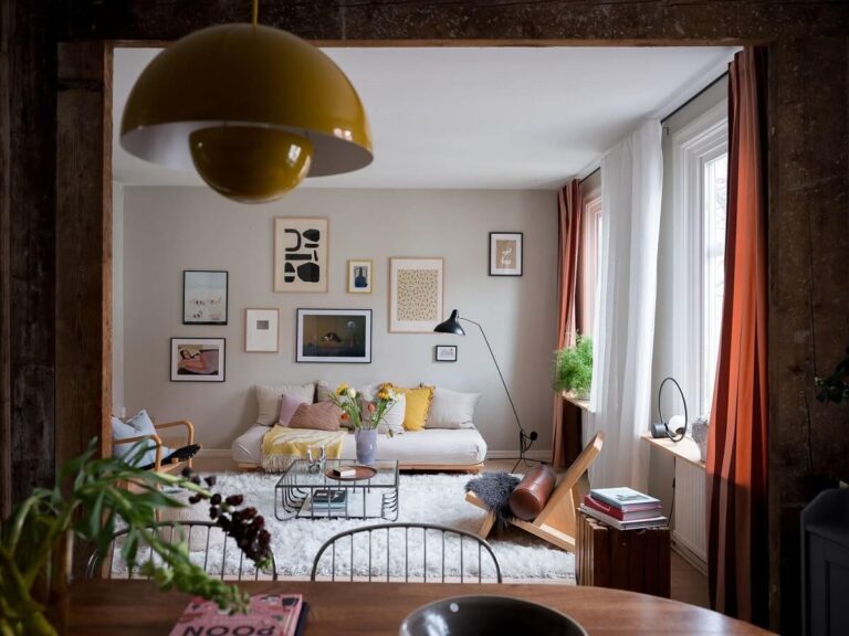 Image showcasing A Beautiful Color Palette in a Scandinavian Family Apartment - The Nordroom