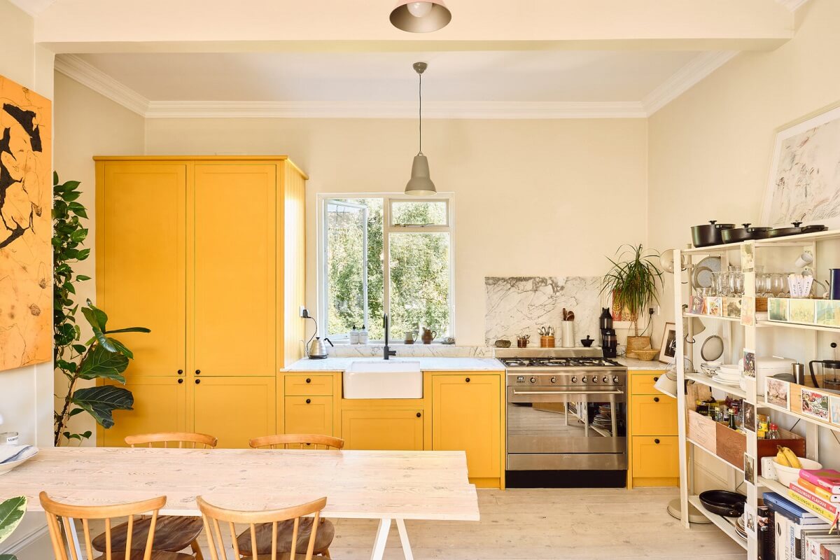 kitchen painted india yellow farrow and ball nordroom