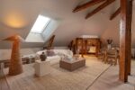 An Attic Apartment in Oslo with Exposed Wooden Beams - The Nordroom
