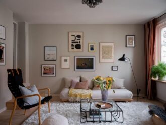 View of A Beautiful Color Palette in a Scandinavian Family Apartment - The Nordroom