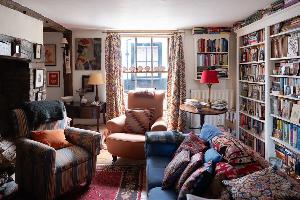 A Cozy Historic English House with Exposed Beams