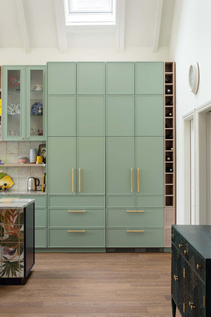 light green kitchen cabinets