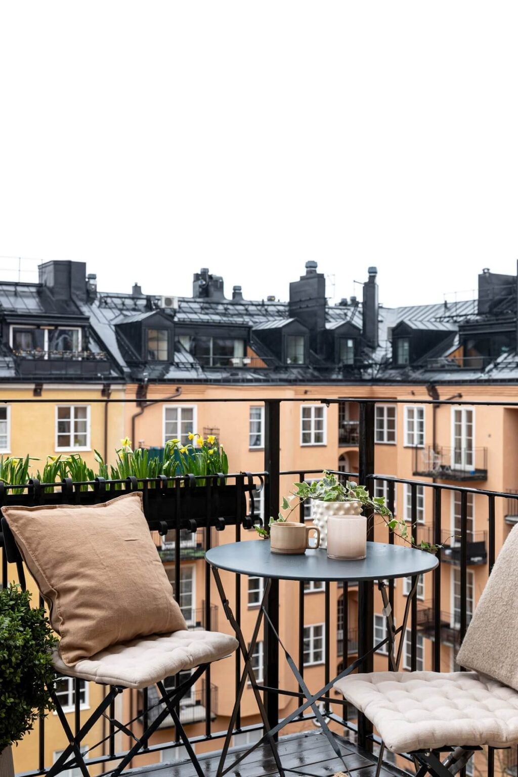 View of A Stylish Renovated Stockholm Apartment with Built-In Storage - The ...