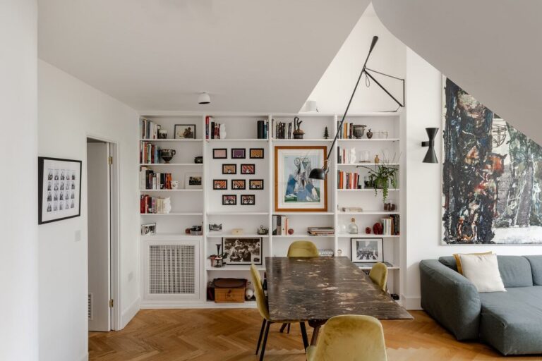 Image showcasing High Ceilings in a Light London Apartment - The Nordroom