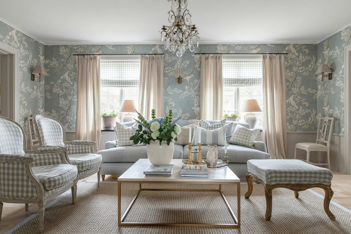 classic sitting room luxurious summer house sweden nordroom