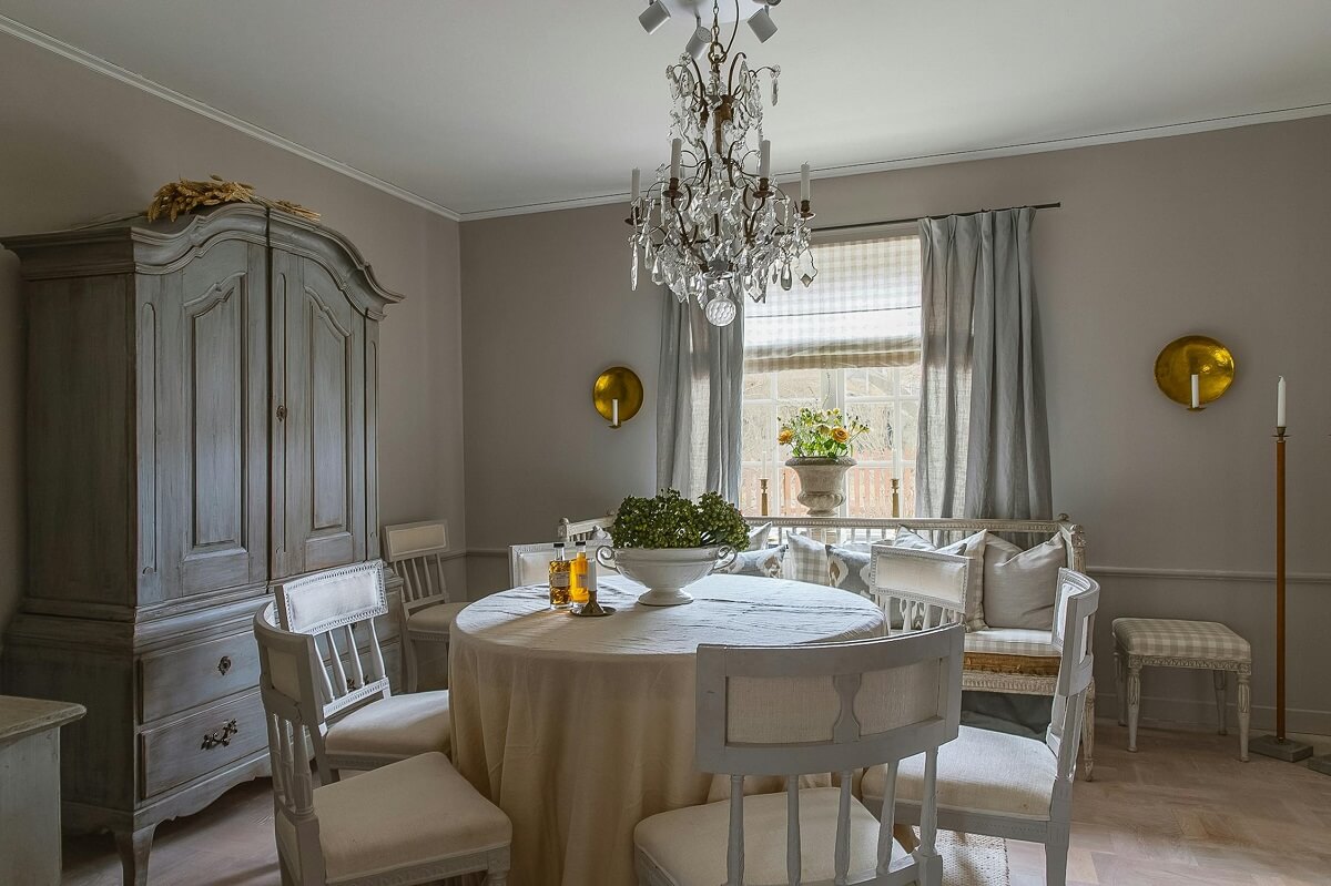dining room luxurious summer house sweden nordroom