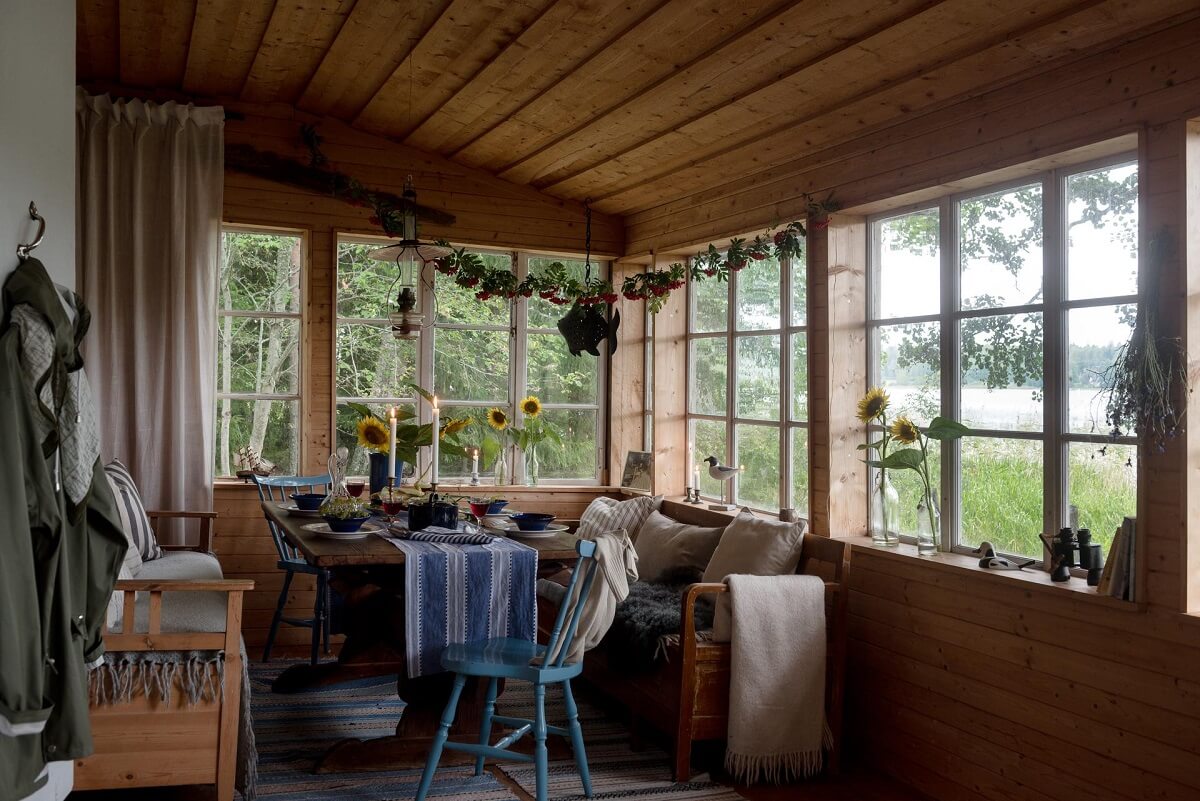garden room traditional wooden summer cottage sweden nordroom