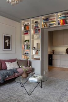 A Stylish Renovated Stockholm Apartment with Built-In Storage - The ... - Danish Modern Penthouse Flat With Built In Storage