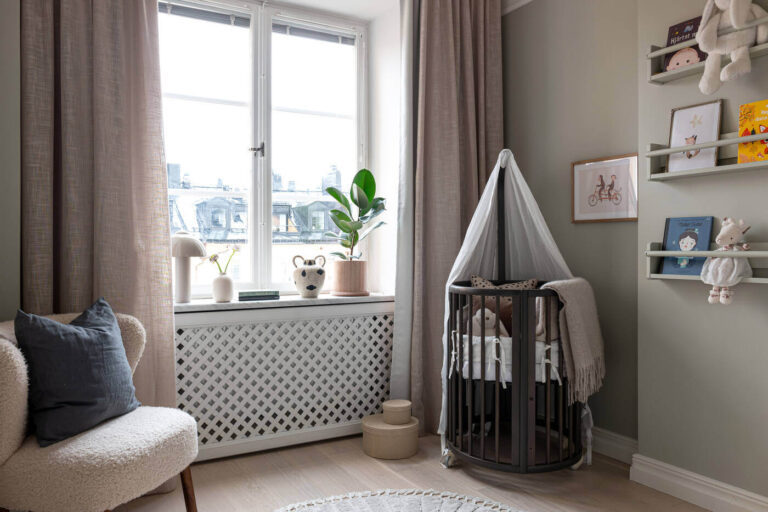 View of A Stylish Renovated Stockholm Apartment with Built-In Storage - The ...