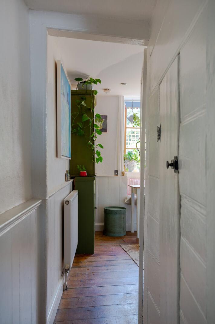 hallway 8 A Charming 400-Year-Old Cottage in England